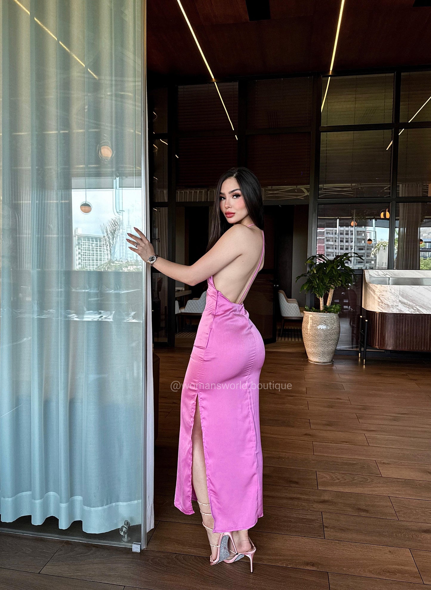 Vestido Satin Sephora