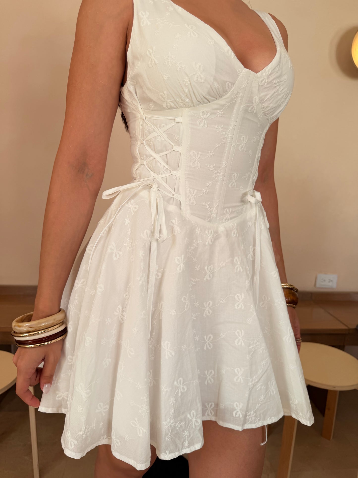 White Bloom Dress