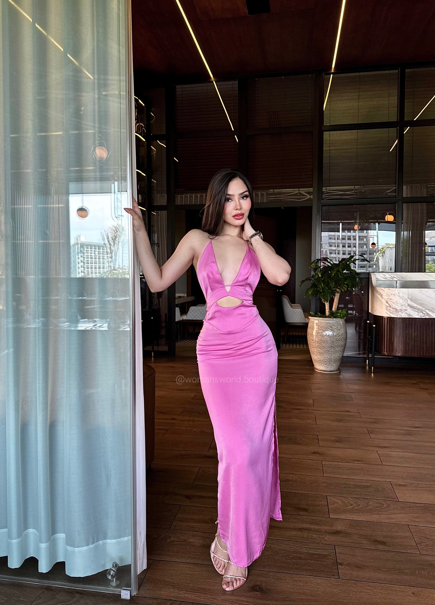 Vestido Satin Sephora