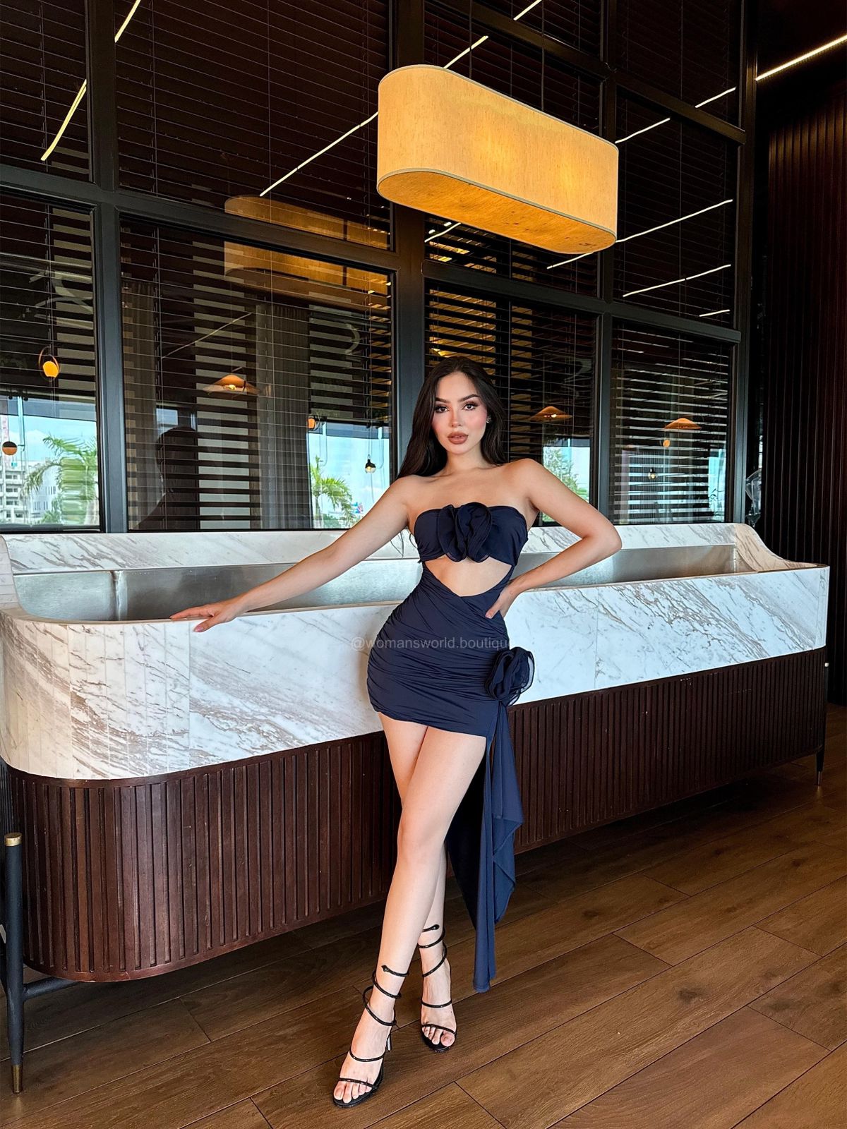 Vestido Maika Blue