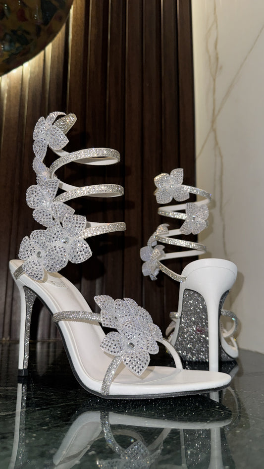 Heels butterflies White