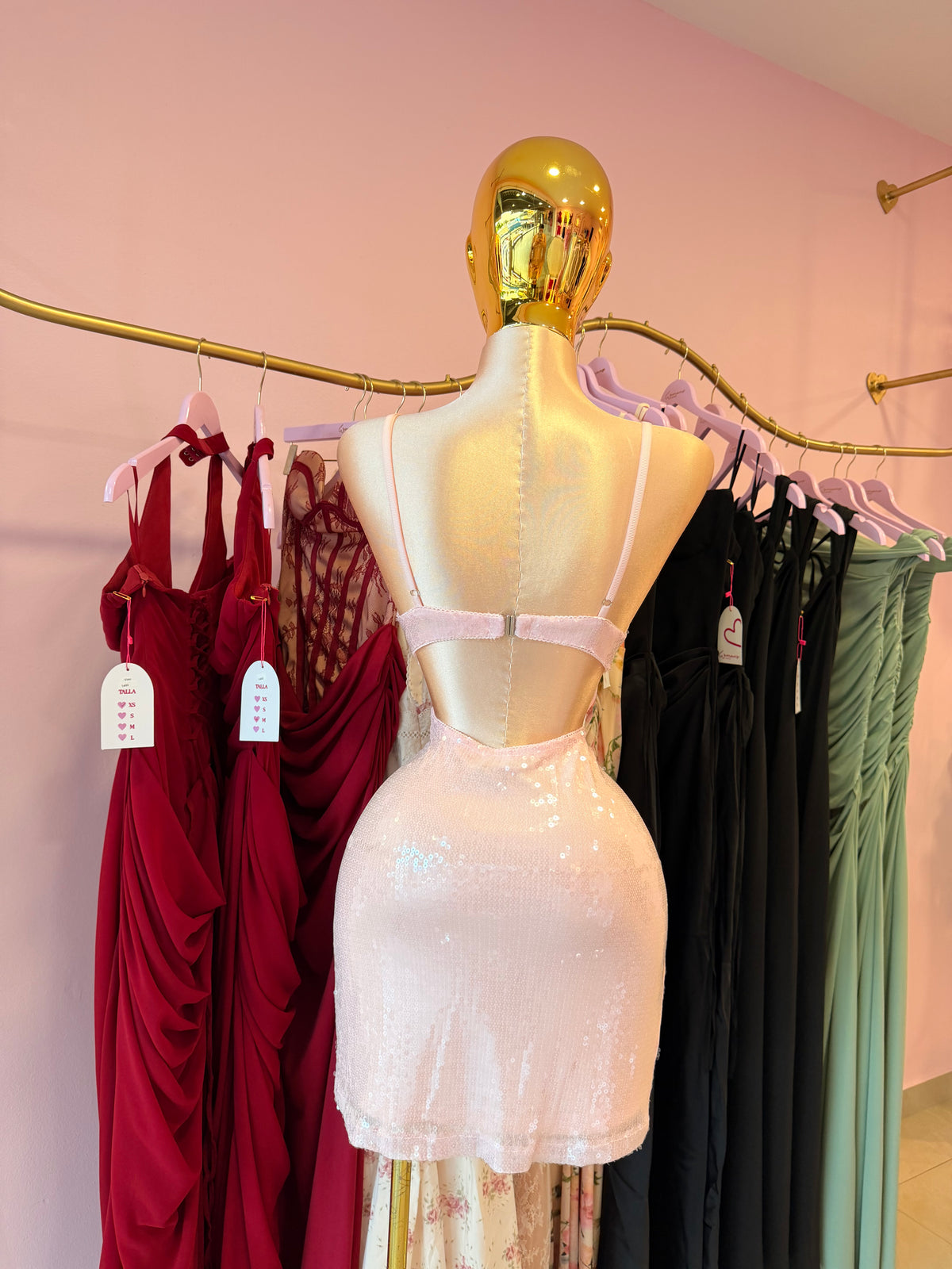 Rosé Étoile Dress