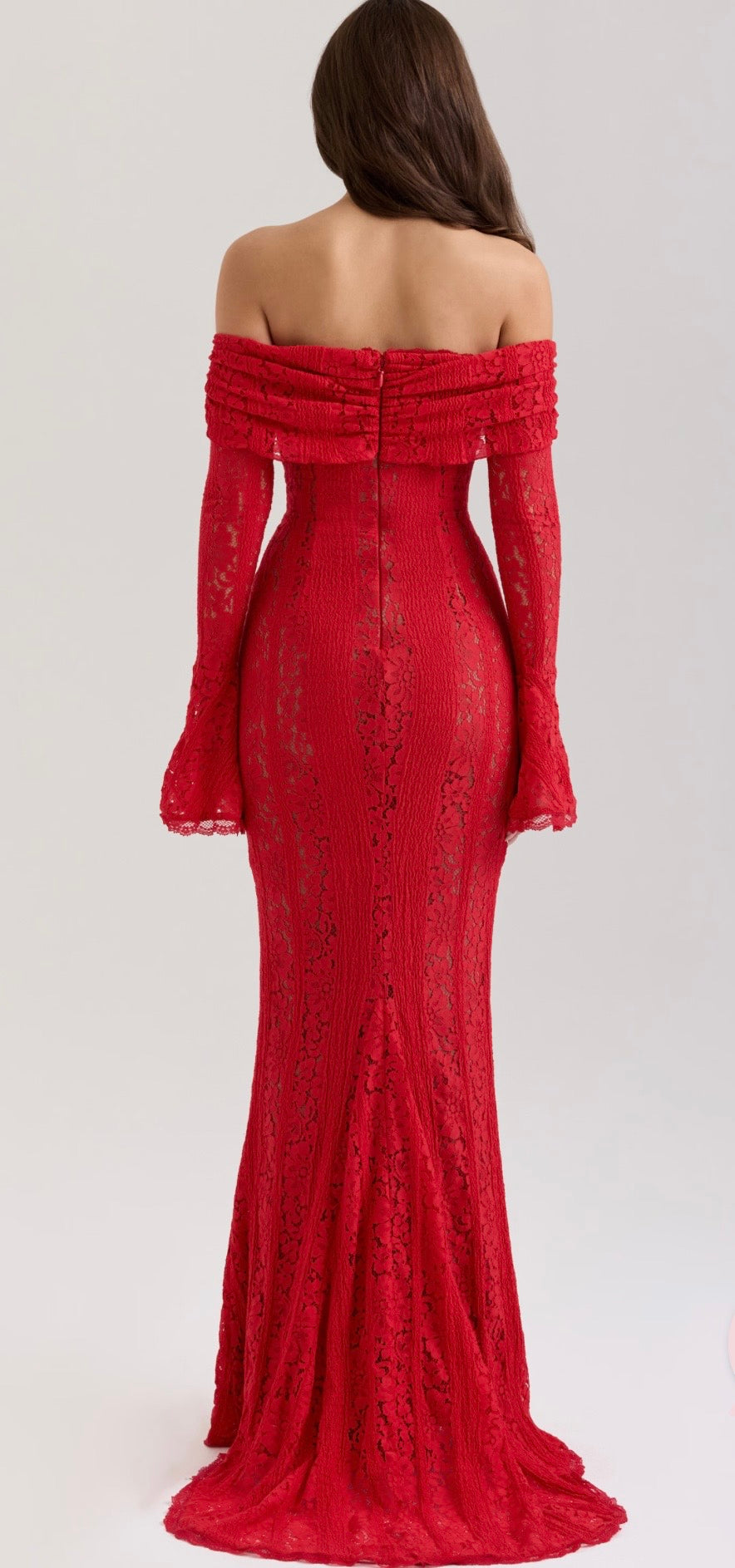 Lace red Dress