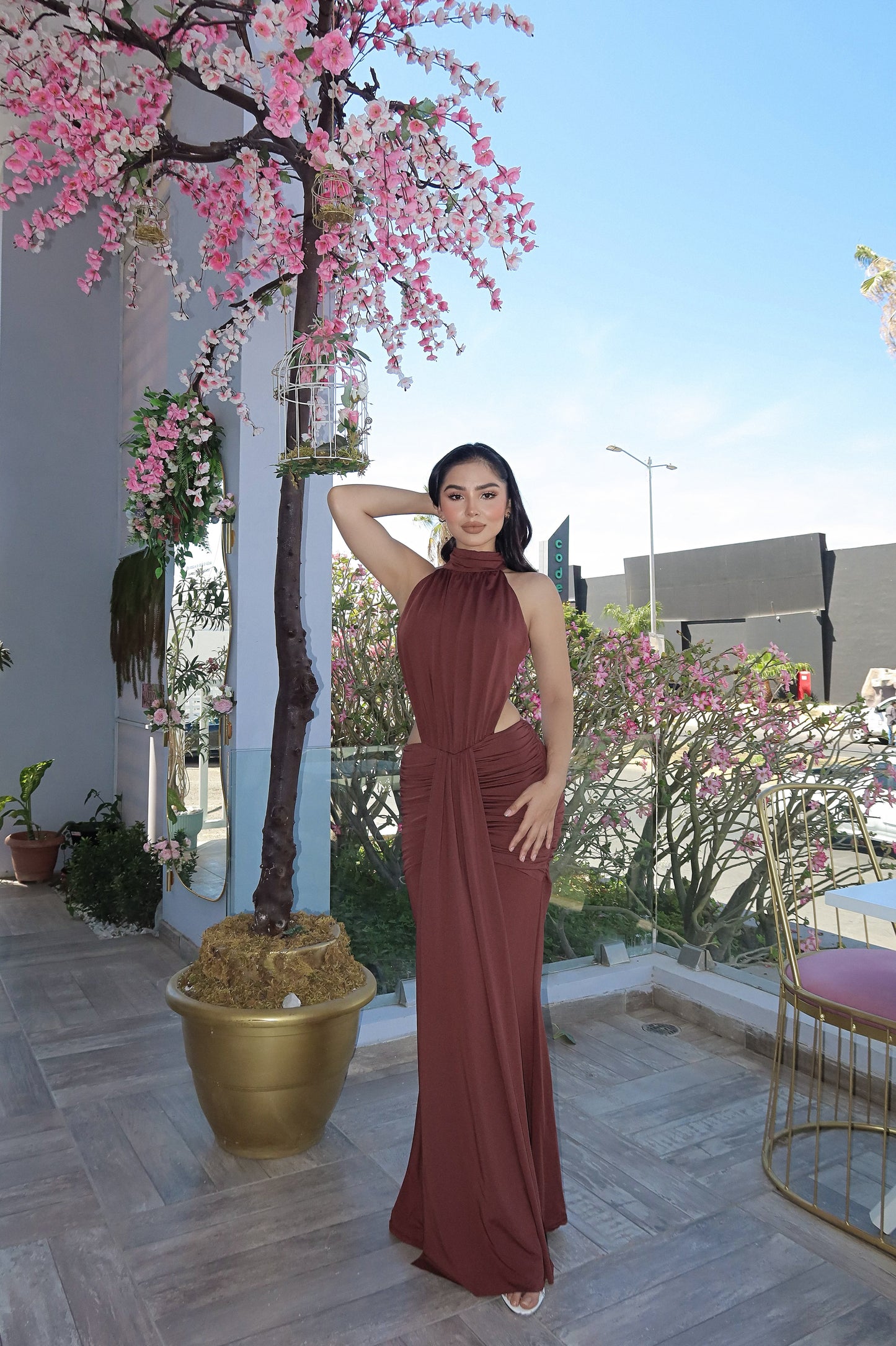 Mocha muse dress