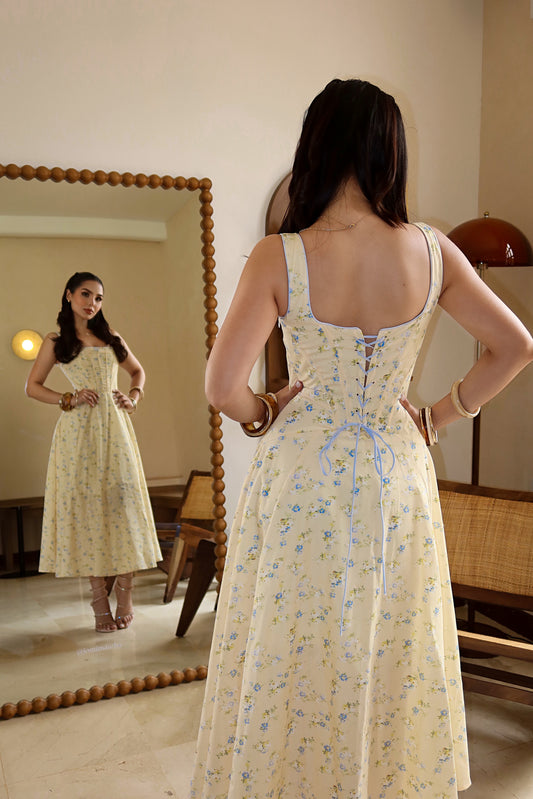 Butter Bloom Corset Dress