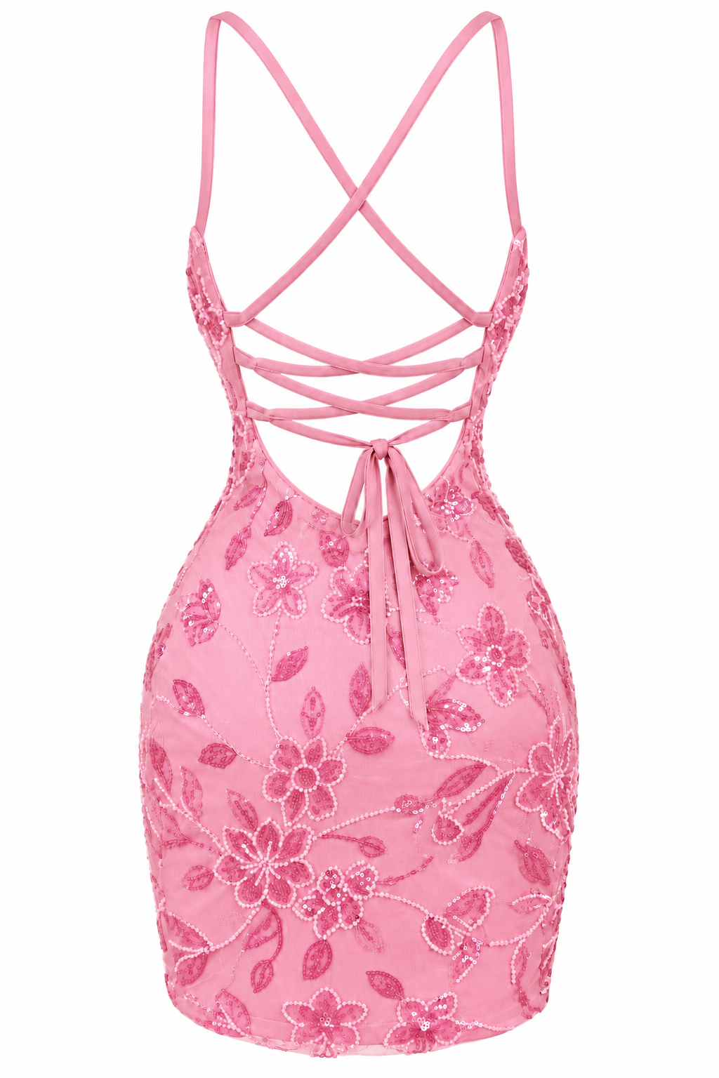 Vestido pink bloom