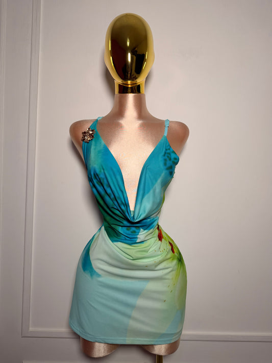 Summer blue dress