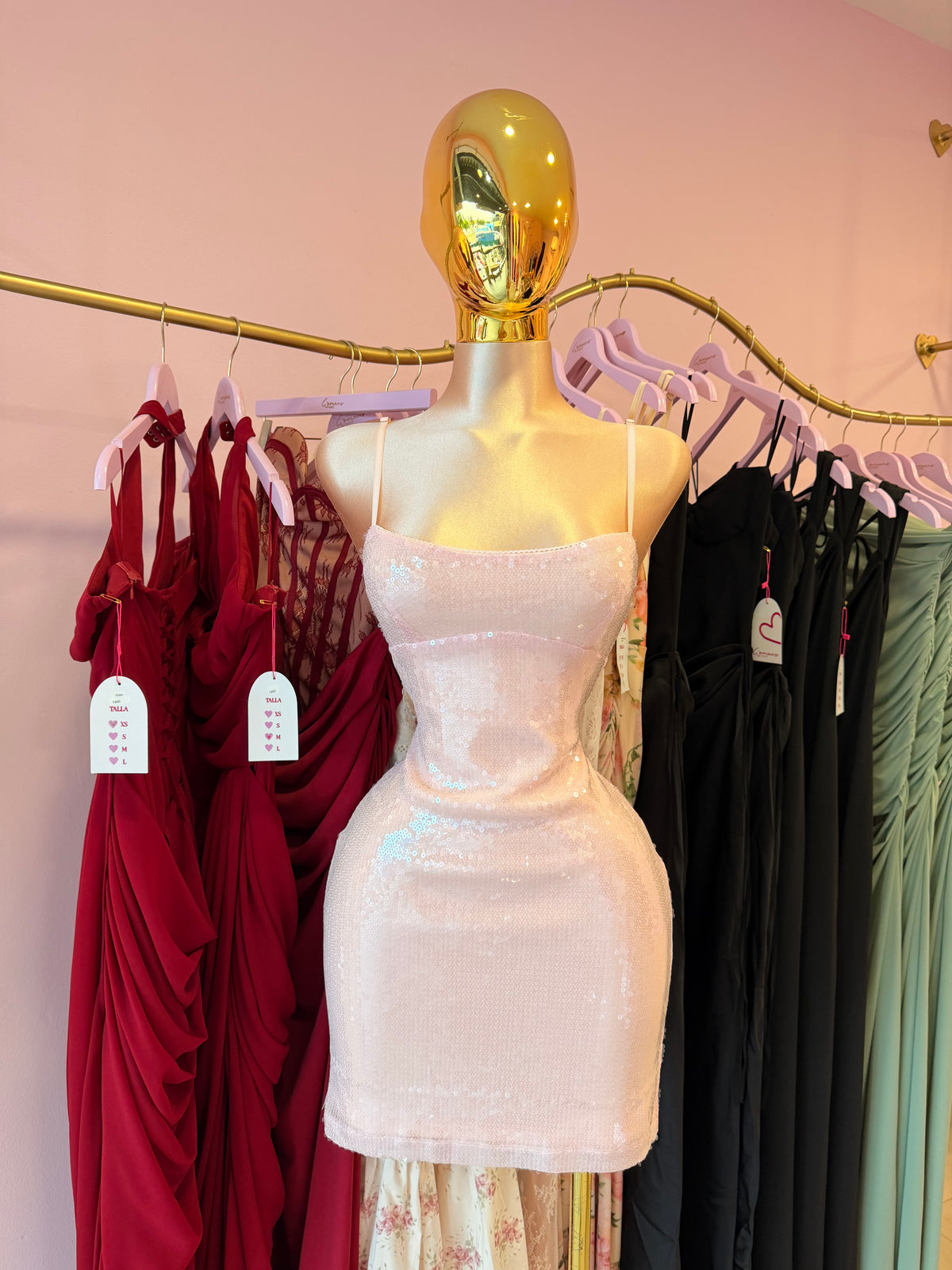 Rosé Étoile Dress