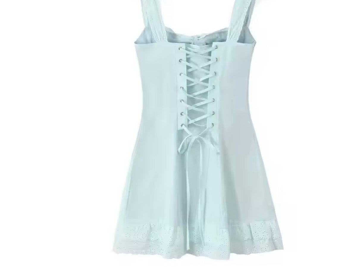 Baby blue dress