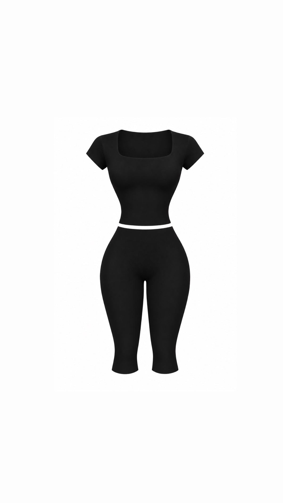 Luna Noir Capri Set