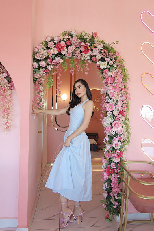 Azure Bloom dress