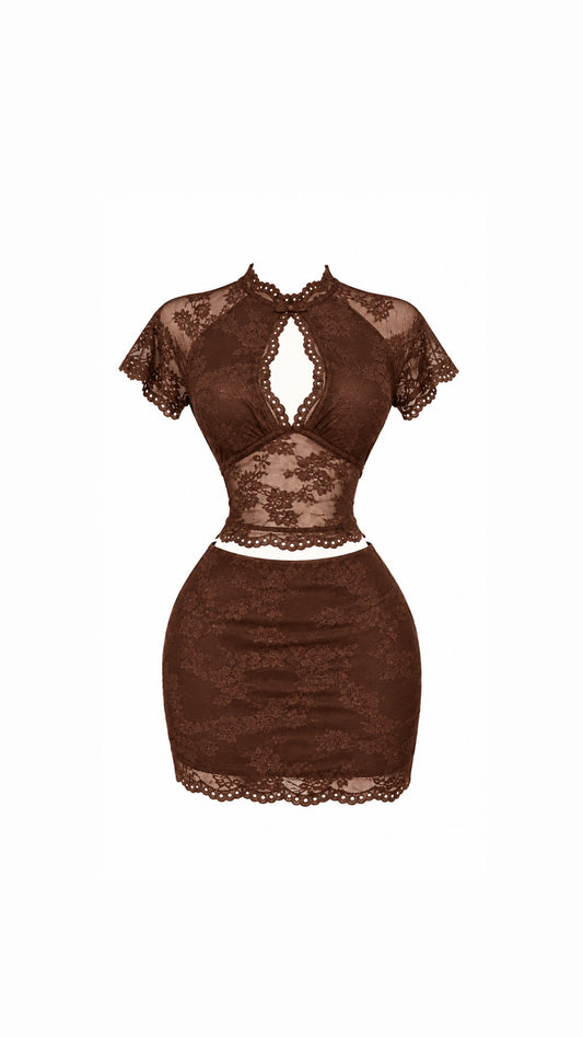 Conjunto Roma Chocolate