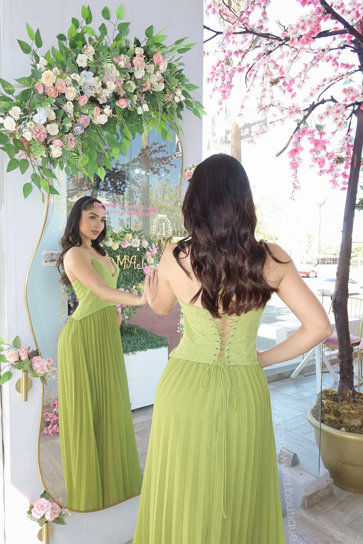 Vestido Primavera Lace-Up